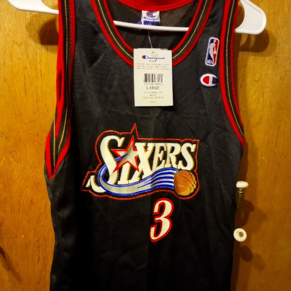 Champion Sixers Black Jersey